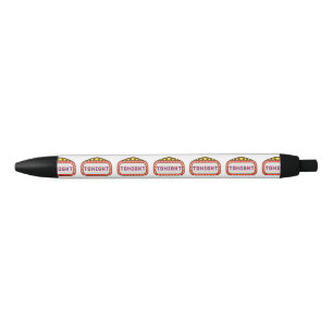 Tonight Movie Theatre Marquee Black Ink Pen