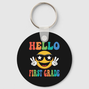 Tonight We Fly Funny Chicken Witches Halloween Spo Keychain