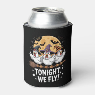Tonight We Fly Halloween Chicken Can Cooler