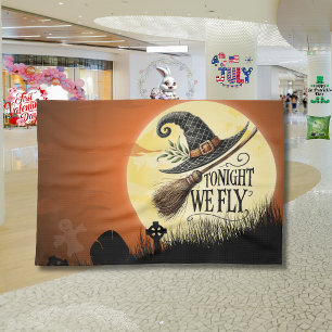 Tonight We Fly Halloween Kitchen Towel