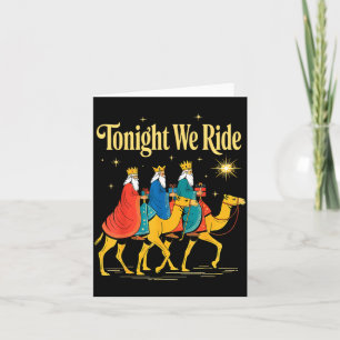 Tonight We Ride Christmas, 3 Wise Men, Christian C Card
