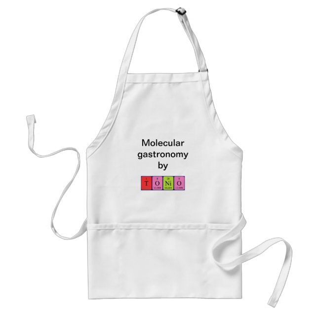 Tonio periodic table name apron (Front)