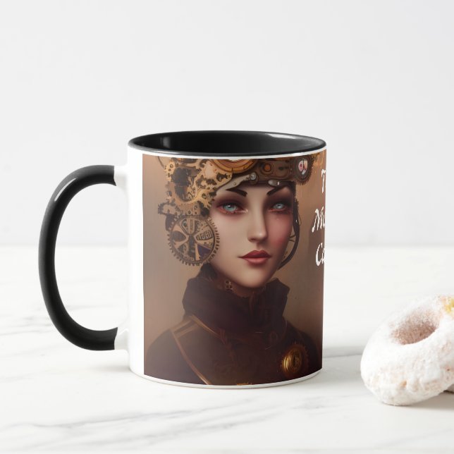 Toni's Morning Caffeine Personalized Customizable Mug (With Donut)