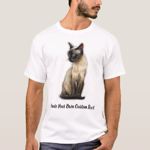 Tonkinese Cat Create Your Own Custom Text T-Shirt