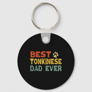 Tonkinese Cat Dad Owner Breeder Lover Kitten Keychain