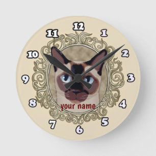 Tonkinese Horloge Chat