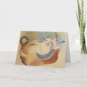 Tonkinese Precious & Romeo Card