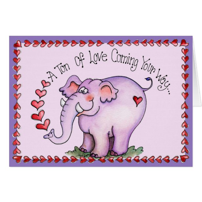 Tonne of Love - Greeting Card (Front Horizontal)