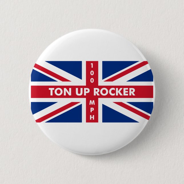 Tonne Up Rocker 2 Inch Round Button (Front)