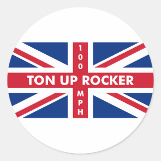 Tonne Up Rocker Classic Round Sticker