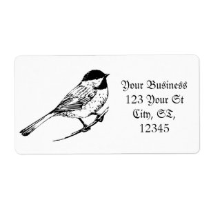Tonnerre de chickadee à calotte noire