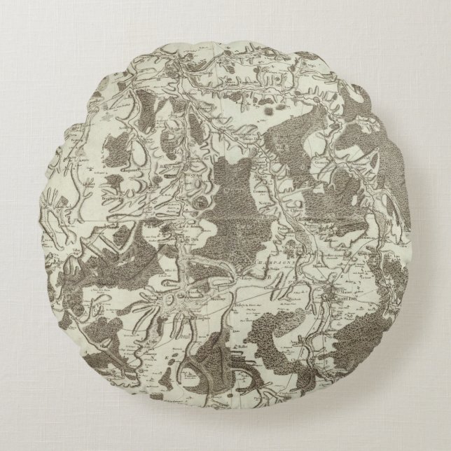 Tonnerre Round Pillow (Front)