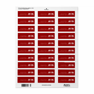 Tonnes d'amour Mariage Eléphant Couple Crimson