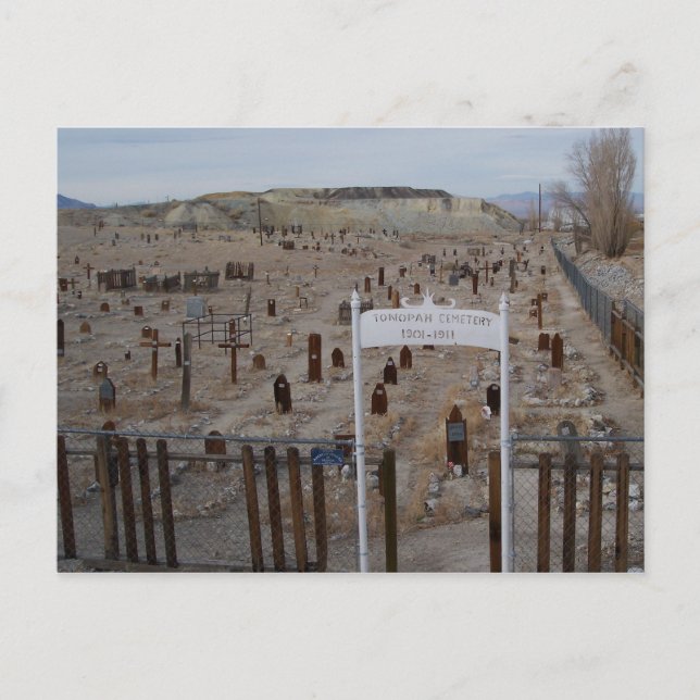 Tonopah Cemetery Postcard (Front)