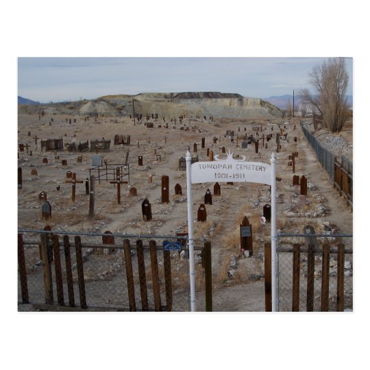 Tonopah Cemetery Postcard