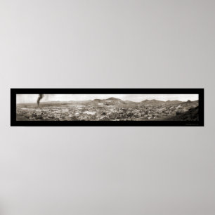 Tonopah NV Panoramic Photo 1913 Poster