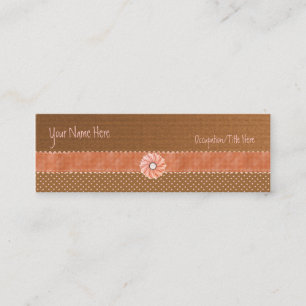 Tons d'automne Cartes de visite maigres - points c