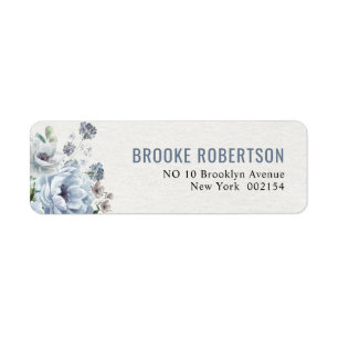 Tons de gris bleu foncé hiver Mariage rustique