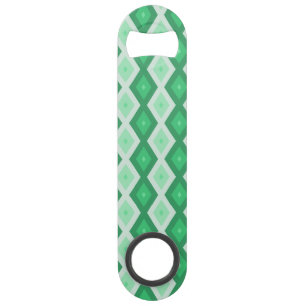 Tons de motif diamant vert