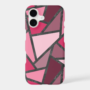 Tons de motif en vitrail rose