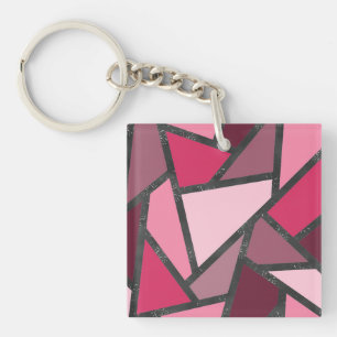 Tons de motif en vitrail rose