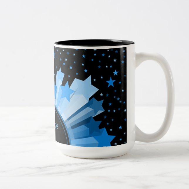 Tons De Mug De Starburst Bleu (Droit)