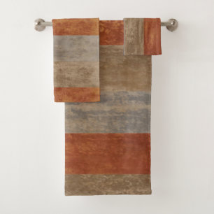 Tons gris et orange ombre rayés