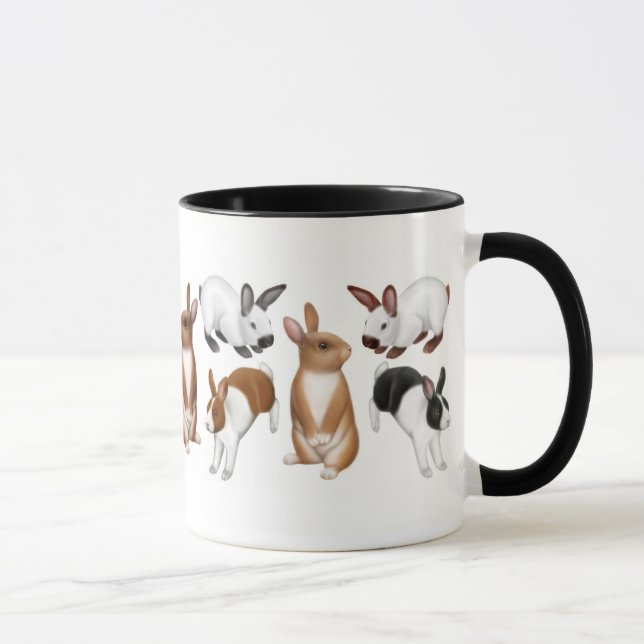 Tons of Buns Rabbit Mug (Right)