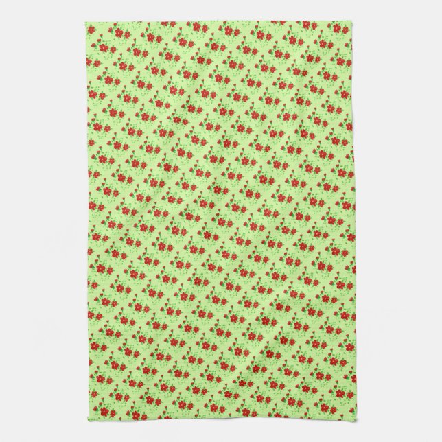 Tons of Flowers Kitchen Towel (Vertical)