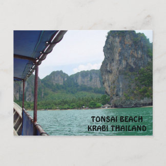 Tonsai Beach, Krabi Thaïlande Carte postale