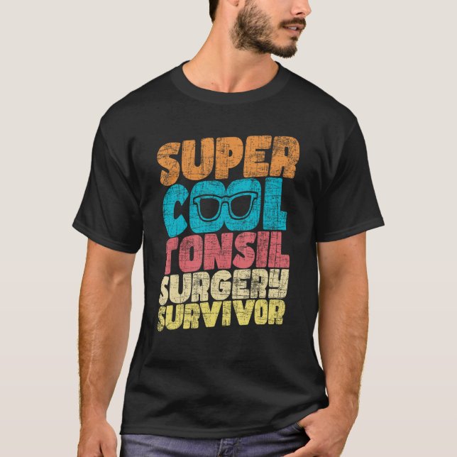 Tonsil Surgery Survivor - Tonsillectomy Recovery T-Shirt (Front)