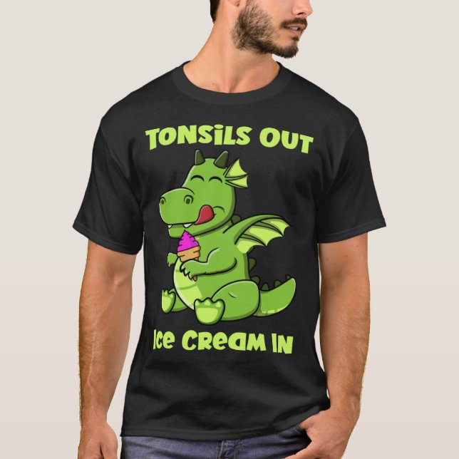 Tonsils Out Tonsillectomy Recovery Tonsils Removal T-Shirt (Front)