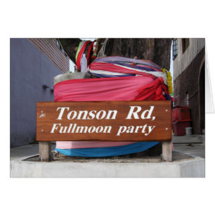 Tonson Rd. Fête de la lune, Koh Phangan, Thaïlande