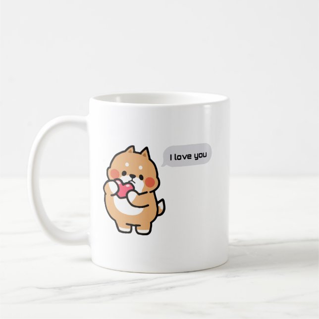 Tonton Friends, i love you Coffee Mug (Left)