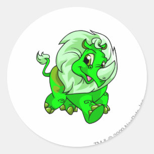 Tonu Glowing Classic Round Sticker