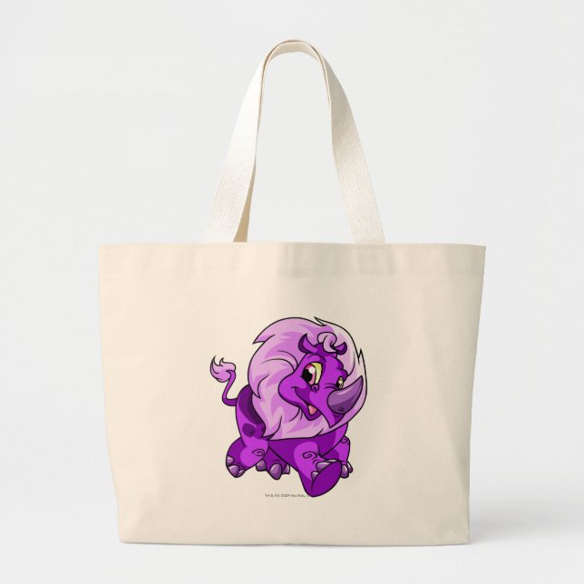Tonu Purple Large Tote Bag (Front)