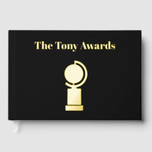 Tony Awards style Autograph guest book