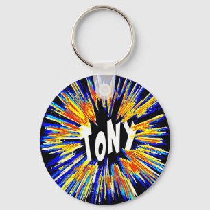 Tony Name BAM Keychain
