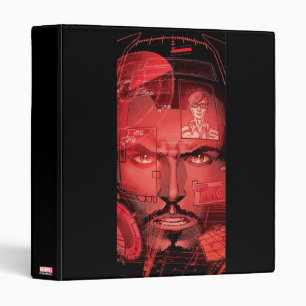Tony Stark In Iron Man Suit Binder