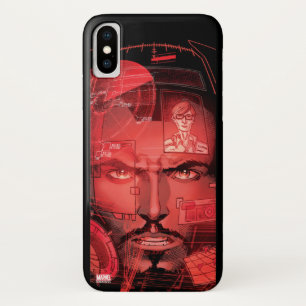 Tony Stark In Iron Man Suit iPhone X Case