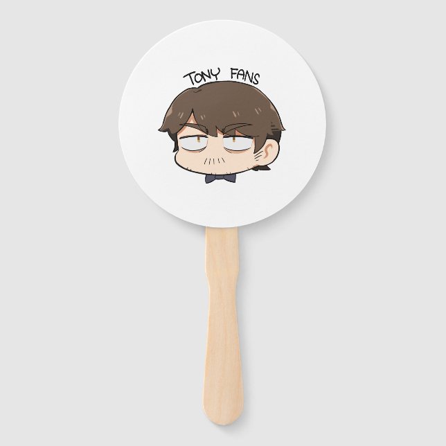 TonyFans Hand Fan (Front)