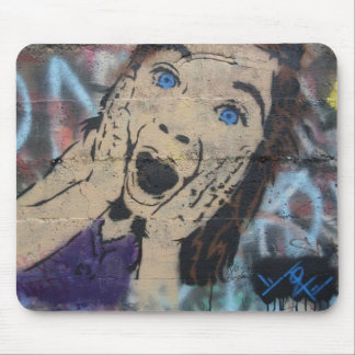 Tonza's Creaming Girl Stencil Mouse Pad