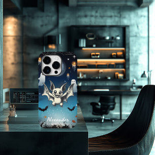 Too Batty to Handle: Personalized Halloween Bat Case-Mate iPhone 14 Pro Case