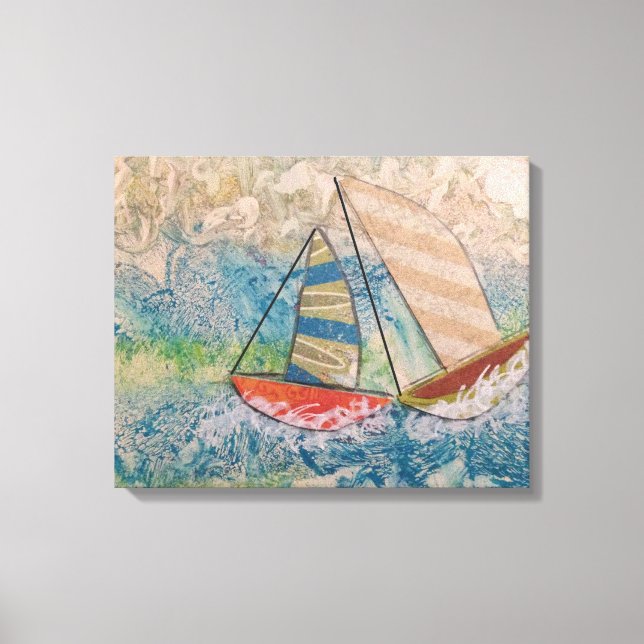 Too Close For Comfort Stretched Canvas Print (Front)