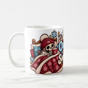 Too Cold Outside for Socializing Funny Winter Mug
