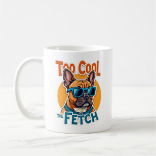 Too Cool for Fetch French Bulldog Vintage Sunglass Coffee Mug