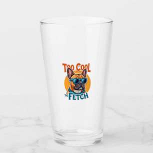 Too Cool for Fetch French Bulldog Vintage Sunglass Glass