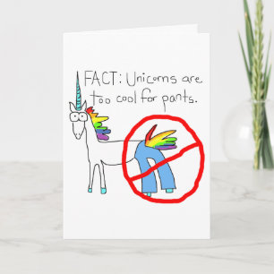 Too Cool For Pants Card