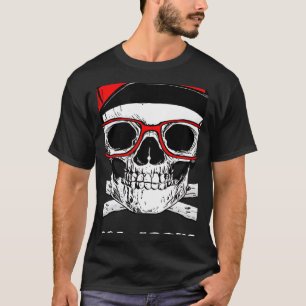 Too Cool For School Back To School Skeleton Skull  T-Shirt