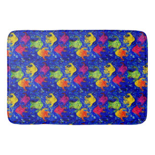 Too Cool for School Fish Bath Mat